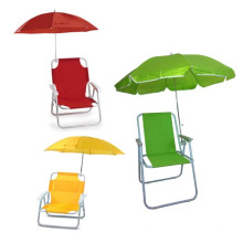 Crianças confortáveis ​​que dobram a cadeira de praia com guarda-chuva (SP-141)